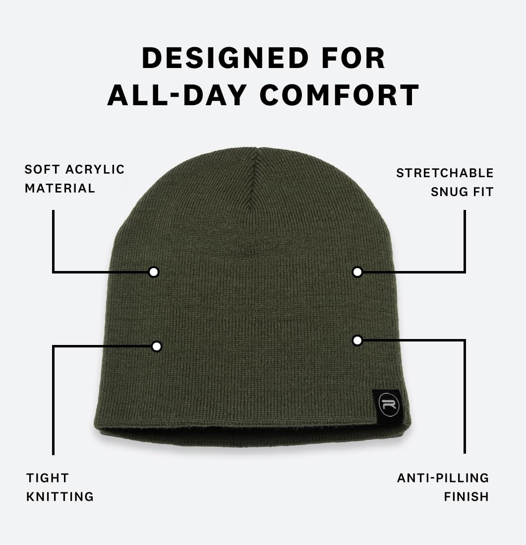 Evony oryginalna czapka beanie - miękka dzianinowa czapka beanie - ciepła i trwała