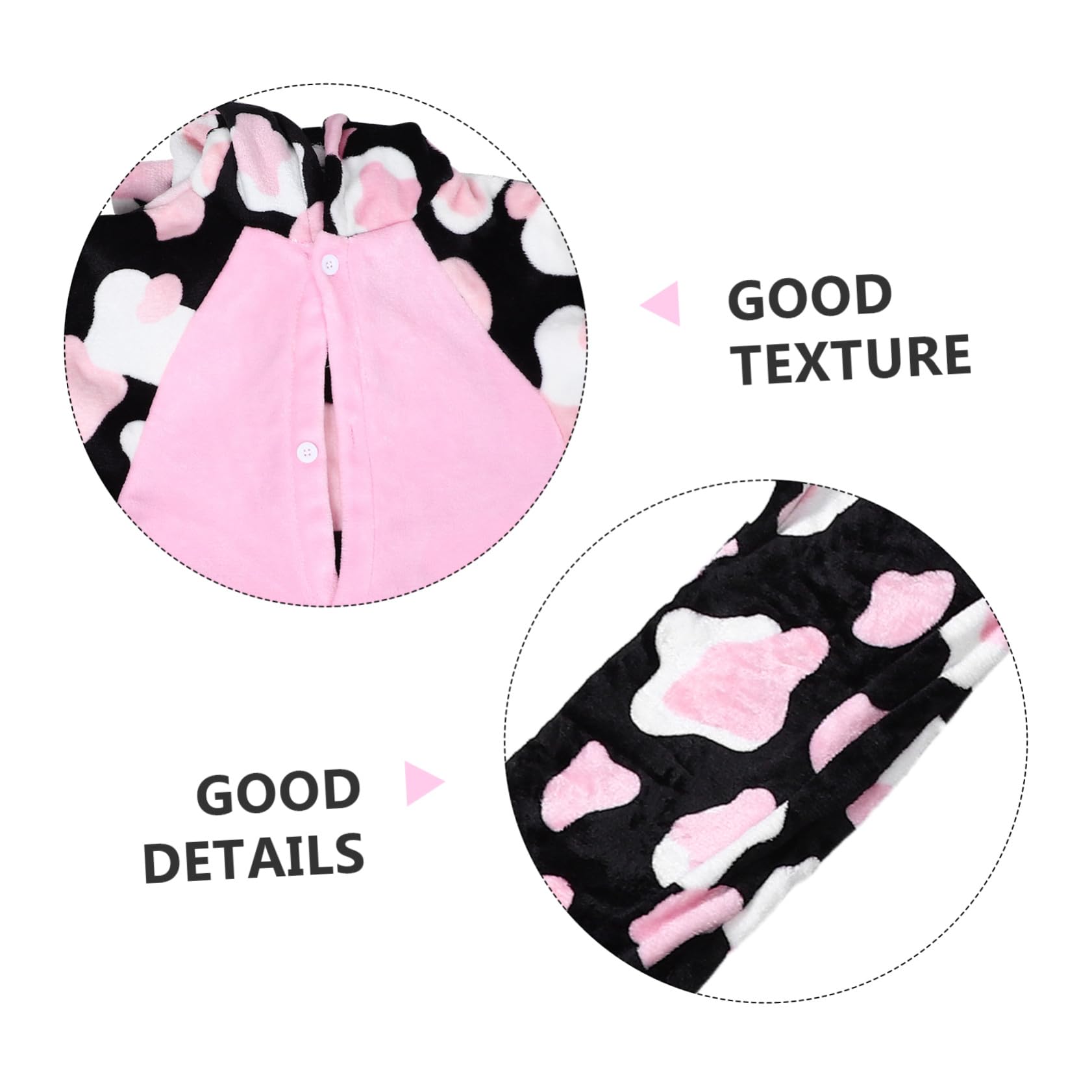 Pijama Enterizo Estampado de Vaca Ropa de Dormir Unisex para Adultos Disfraz de Dibujos Animados para Halloween Casa y Cosplay Talla XL Material Cómodo