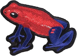 Red & Blue Poison Arrow Frog Patch, Exotic Frog Patches