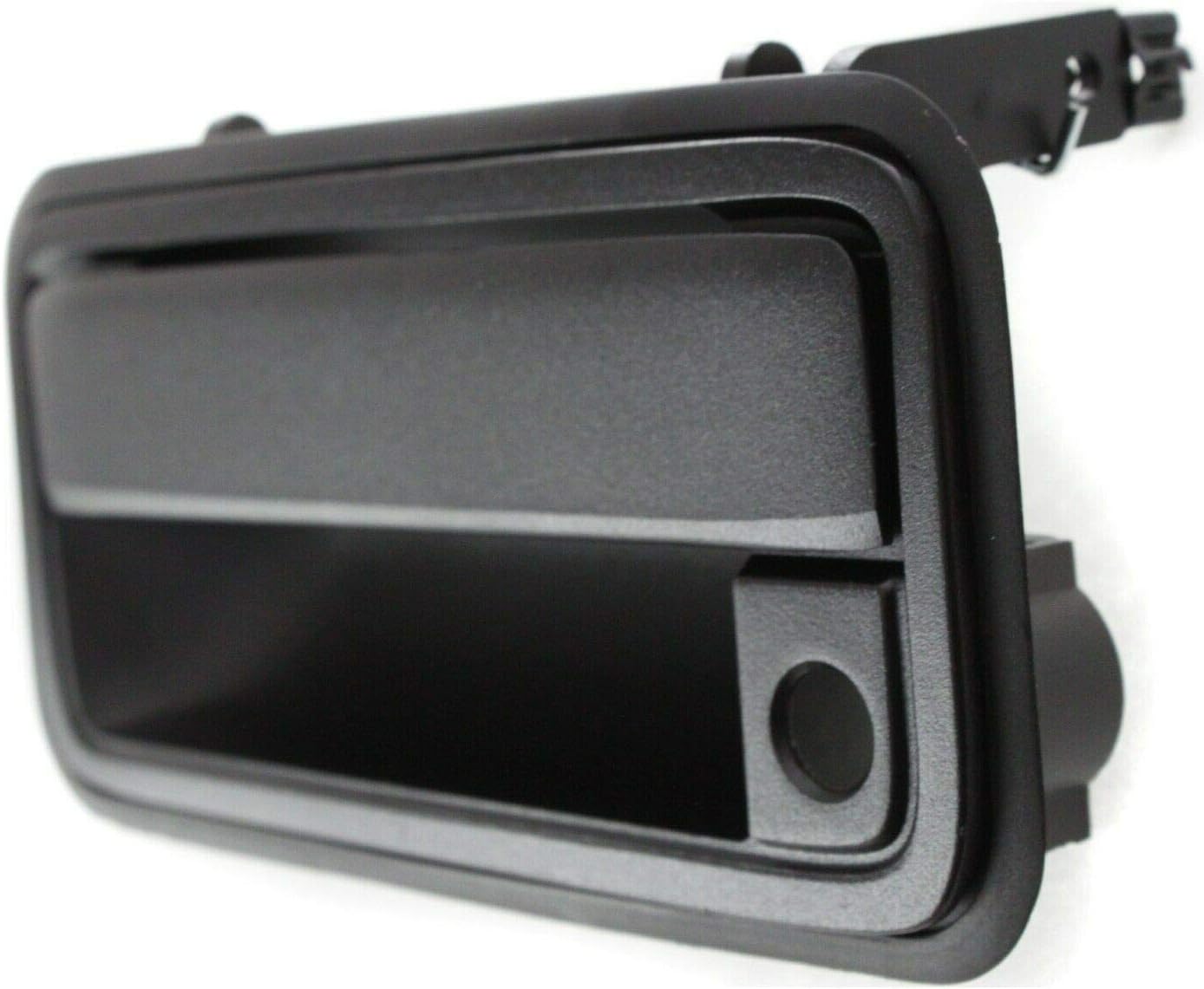 DAT AUTO PARTS Front Left Driver Side Exterior Outside Door Handle with Keyhole Replacement for 1992-2000 Chevrolet Suburban Tahoe Black Textured GM1310132 15742229