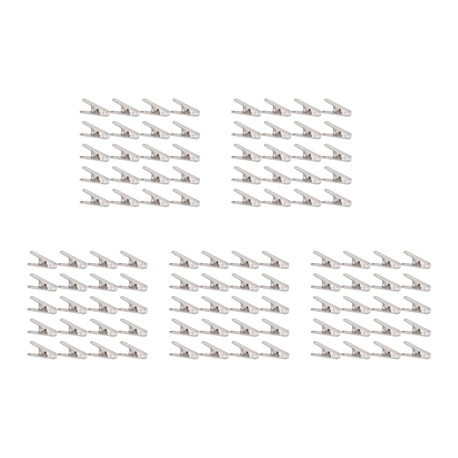 20 mollette in metallo multiuso in acciaio inox mollette per bucato mollette per biancheria intima per stendibiancheria intima mollette da cucina per sacchetti alimentari