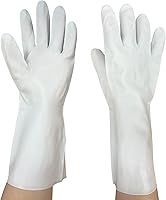 Vista 1 de Guantes de nitrilo resistentes a productos químicos, guantes de limpieza resistentes para el hogar, ácidos, álcalis, solventes, resistentes al