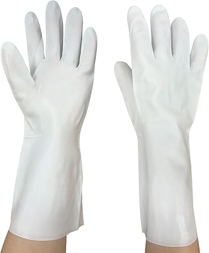 Guantes de nitrilo resistentes a productos químicos, guantes de limpieza resistentes para el hogar, ácidos, álcalis, solventes, resistentes al