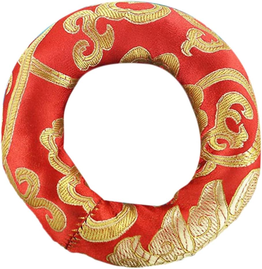 Singing Bowl Mat Lightweight Buddhist Cushion for Meditation Home Decor Sound Bowl Pad Random Color Prevents Collisions