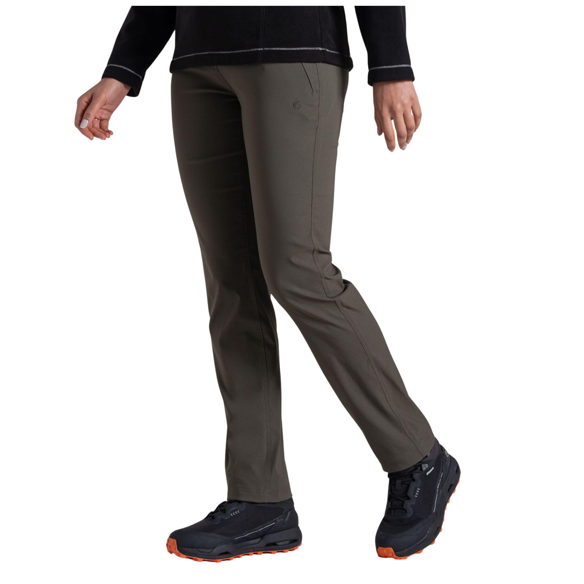 Craghoppers Women's Khaki Kiwi Pro Iii Water Repellent Trouser In Size 12