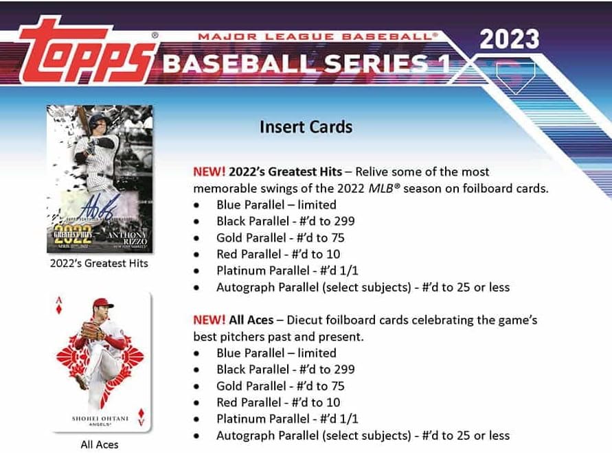 2023 Topps Series 1 Baseball Value Box