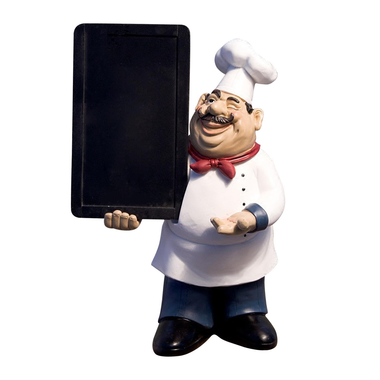 IOIUSKKU Bella statua realistica dei cartoni animati, decorazione da cucina in resina, scultura, figurina di benvenuto, decorazione per qualsiasi stanza, statuetta Per nordica,