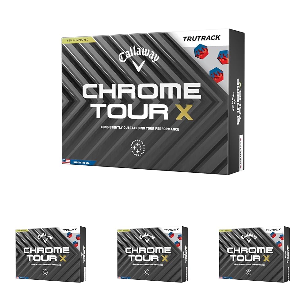 Amazon.co.jp: キャロウェイ(Callaway) ゴルフボール CHROME TOUR X 24