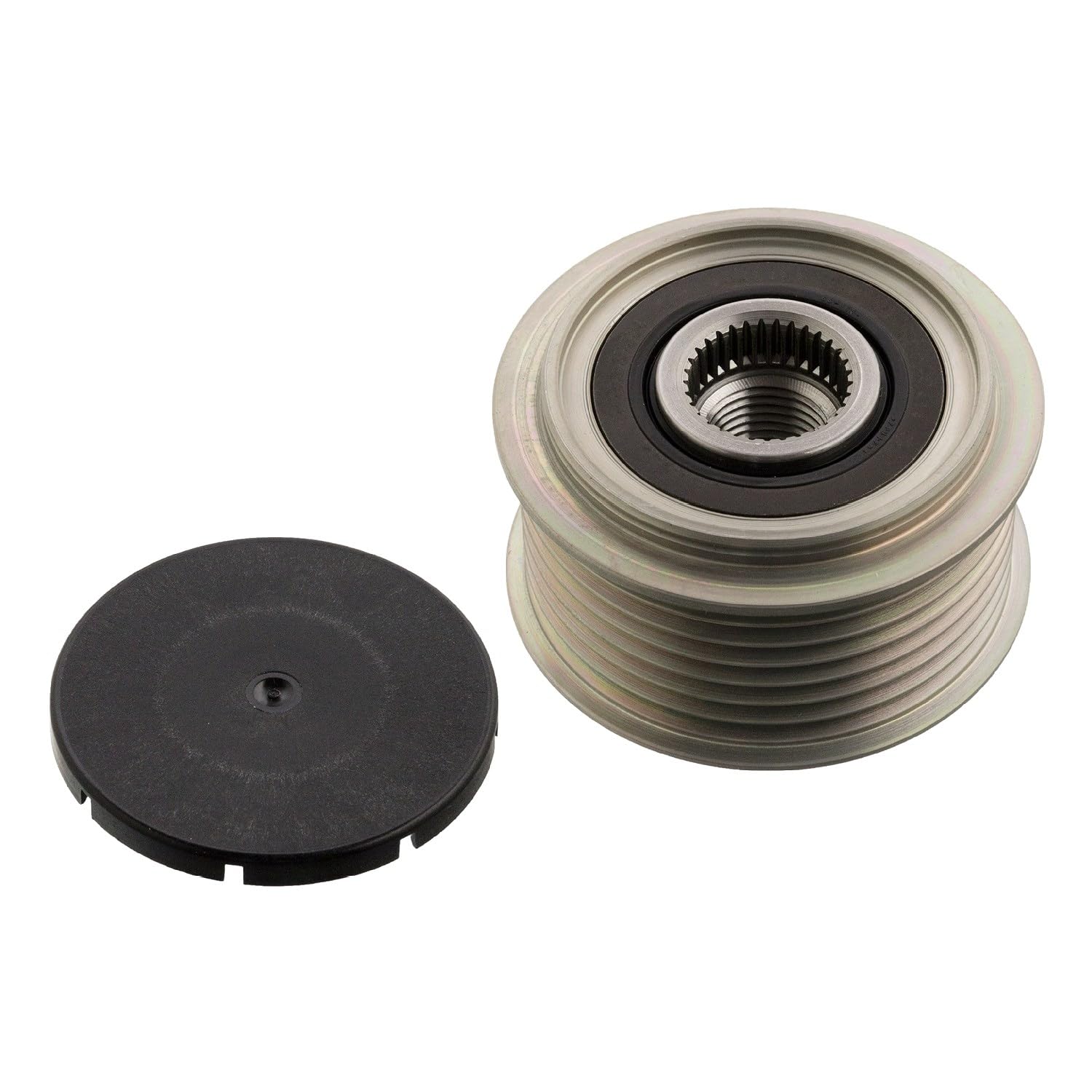 Overrunning Alternator Pulley fits HYUNDAI i800 TQ 2.5D 2008 on D4CB Clutch New
