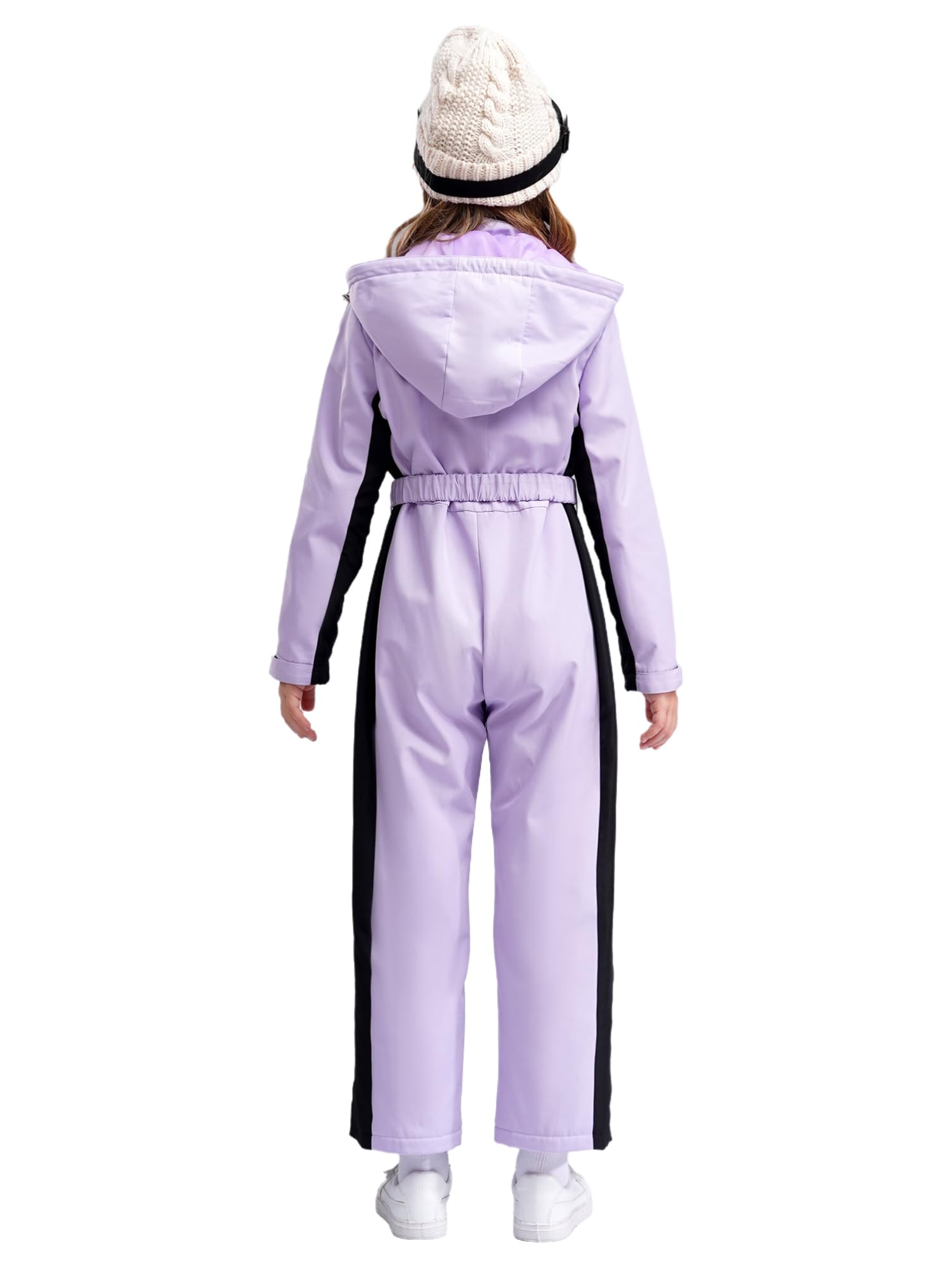 Mono con Capucha De Esquí para Niñas Chaqueta De Snowboard Impermeable Chaqueta De Nieve De Invierno