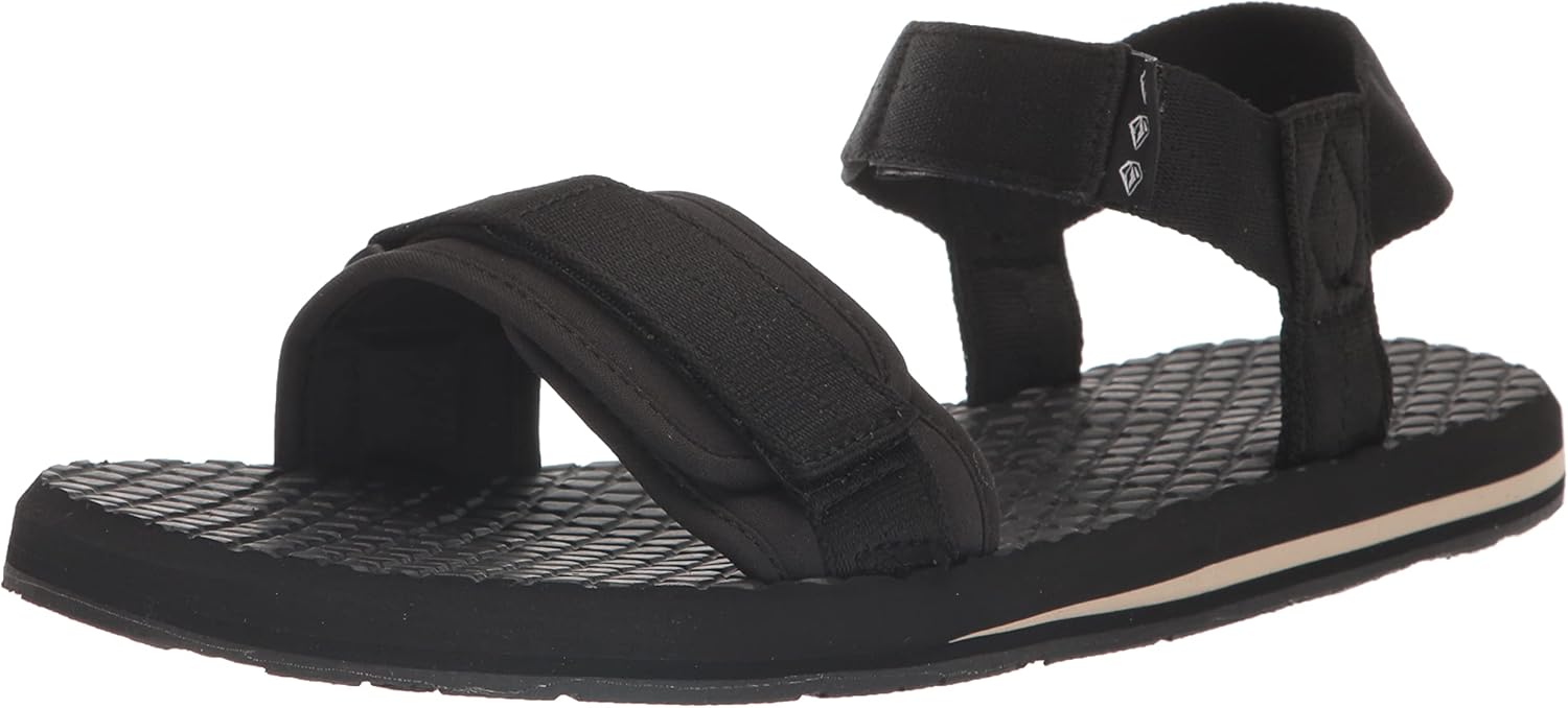 Volcom Men's V.CO Trail Sandal Sport, Black, 7
