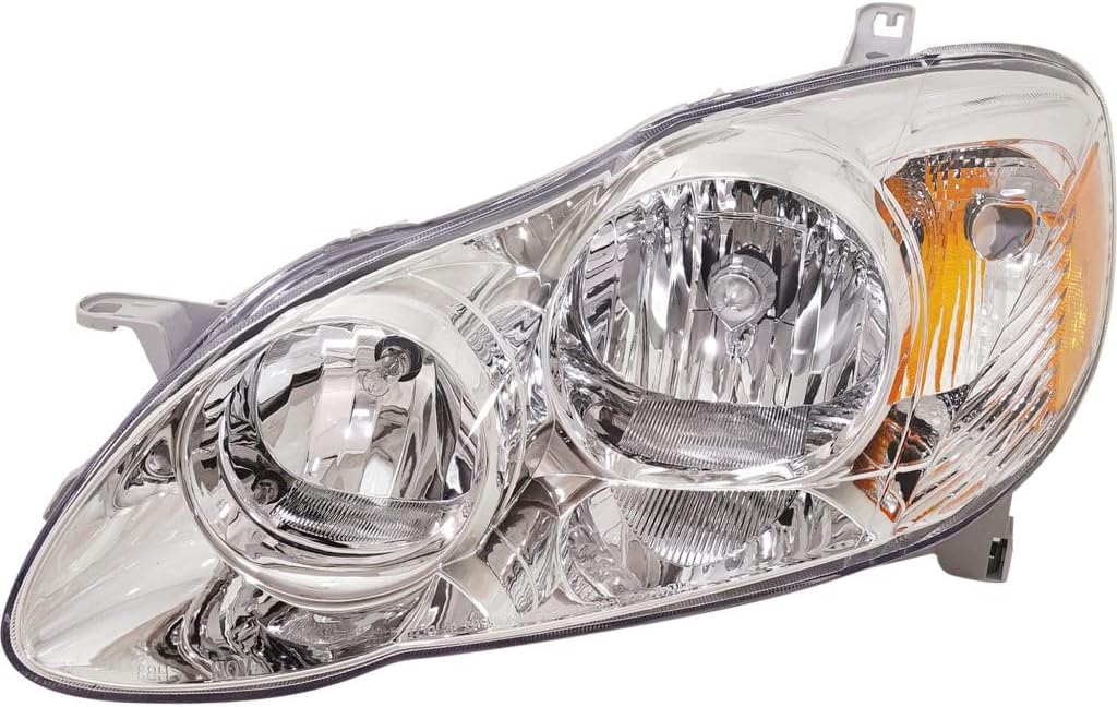 CarLights360: For 2005 2006 2007 2008 Toyota Corolla Headlight Assembly Driver and Passenger SideDOT Certified w/Bulbs - Replaces TO2502160 TO2503160 Vehicle Trim: CE ; LE