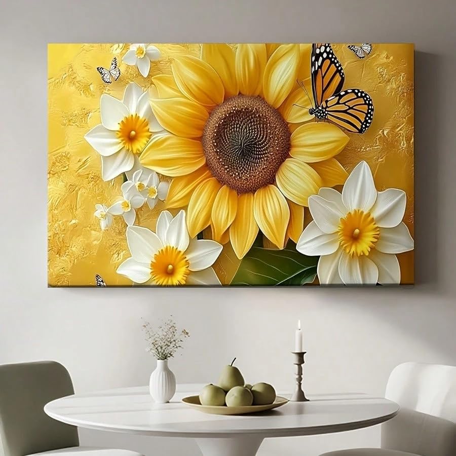Tableau sur toile pour illuminer un mur sombre de chambre ou salon