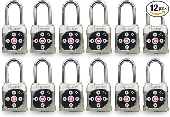 Smart Mini Padlock (Silver) - 12 Pack