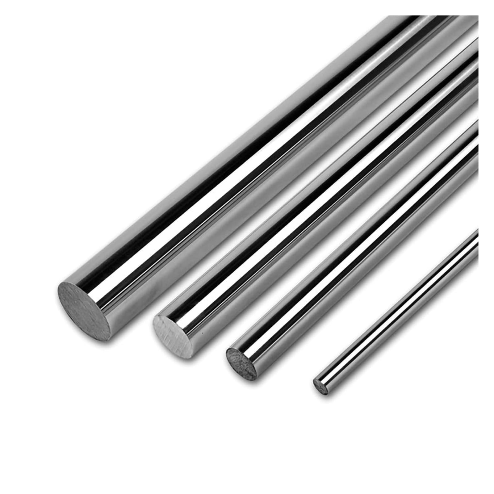 1Pc chromowany 45# stalowy pręt okrągły wałek o średnicy 16mm-30mm długość 100mm-400mm pręty liniowe(22mm,250mm)