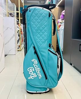 Amazon | マルボンゴルフ キャディバッグ ゴルフ バッグ 水色 | ノー