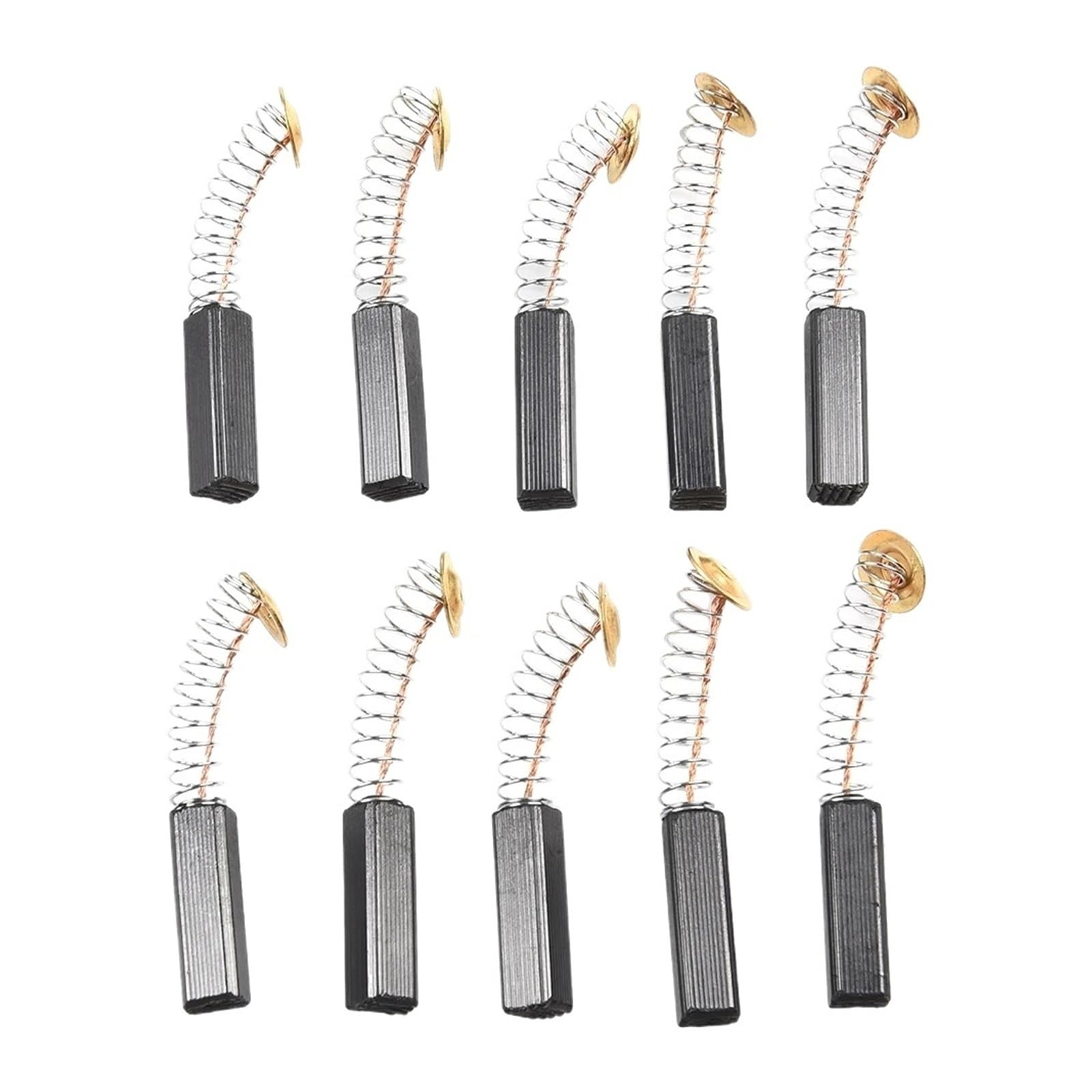 Cqjfcybra 50Pcs 6X6x20mm Carbon Brush Engine Coal Brushes Replacement