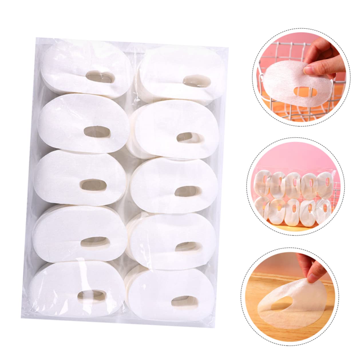 1000pcs Eye Mask Paper Soft Eye Mask Skin Care and Comfortable Easy to Use for All Skin Types