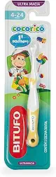 Escova de Dente Infantil Bitufo Cocoricó Primeiro Dentinho Ultramacia para 4 a 24 meses, Bitufo