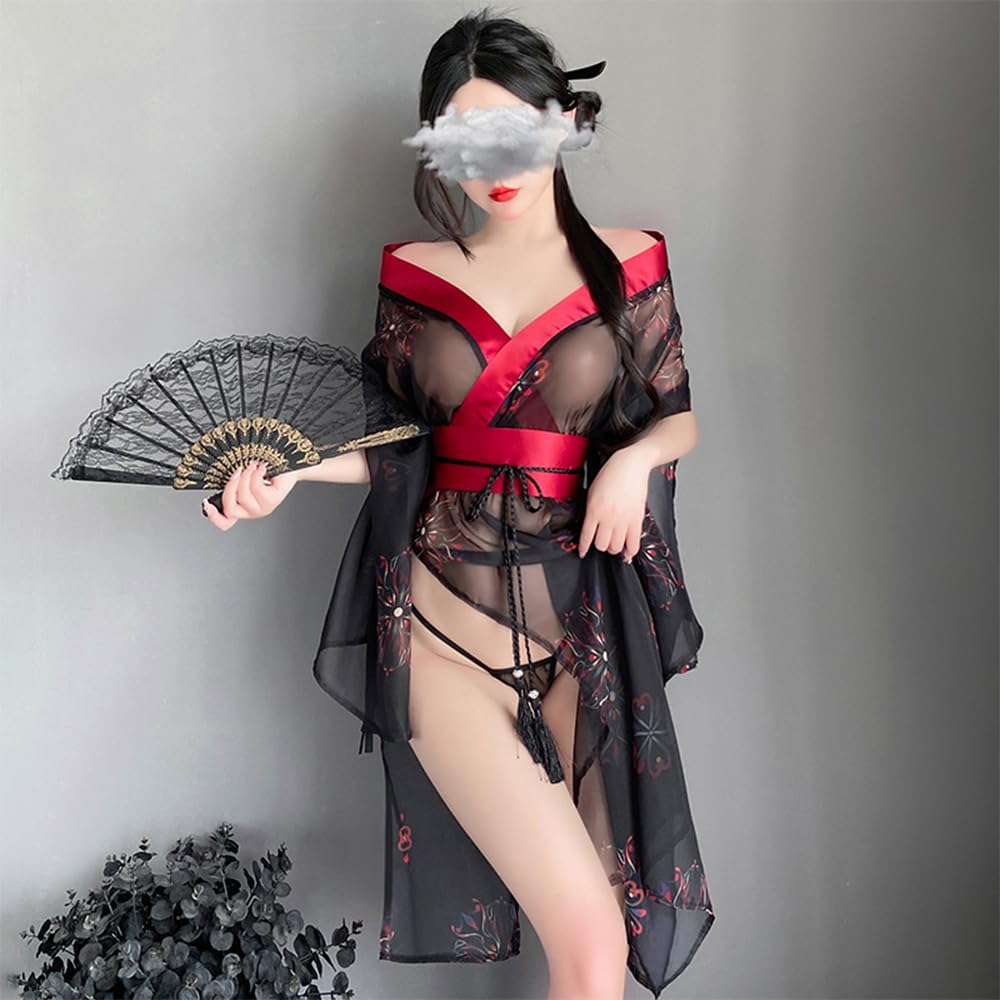 Costume kimono japonais sexy pour femme, geisha, robe de bain, cosplay, chemise de nuit