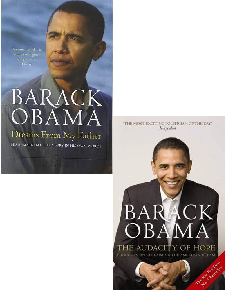 Dreams From My Father and The Audacity of Hope 2 Books Bundle Collection By Barack Obama With Gift Journal - A Story of Race and Inheritance, Thoughts on Reclaiming the American Dream