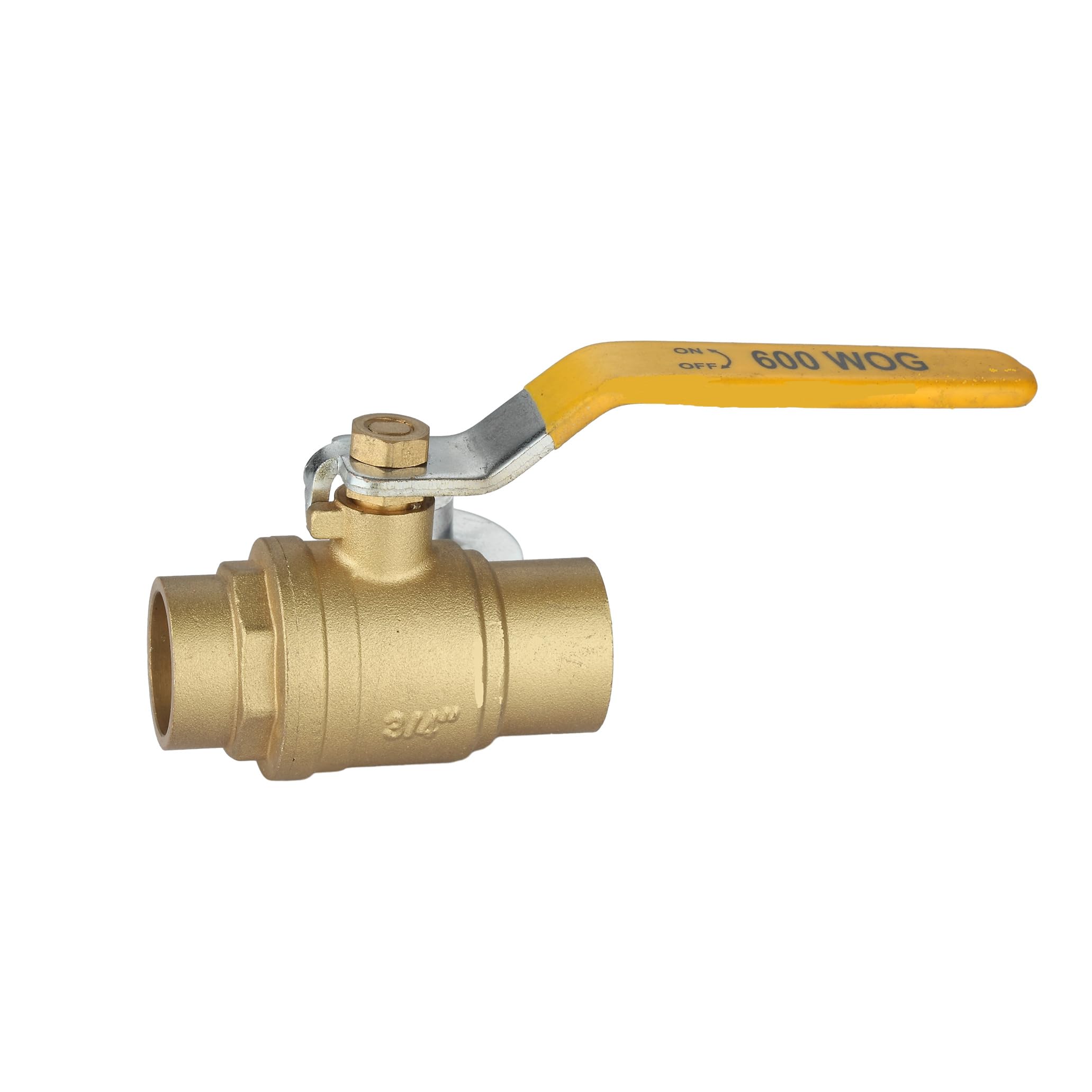 Amazon.com: PlumberStop - 2 Brass BALL VALVE Copper Sweat 600WOG