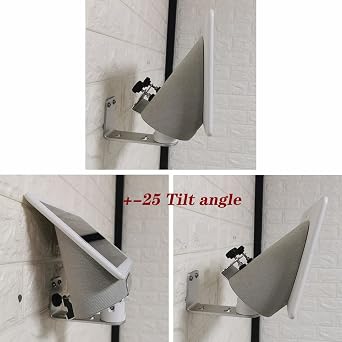ATOPCAENRT Wall Mount for Google Nest Hub Max, Wall Mount Bracket, Space-Saving Design for Home, Office, Kitchen, Bedroom, Compatible with Google Nest Hub Max 10 Display, Adjustable Viewing Angles