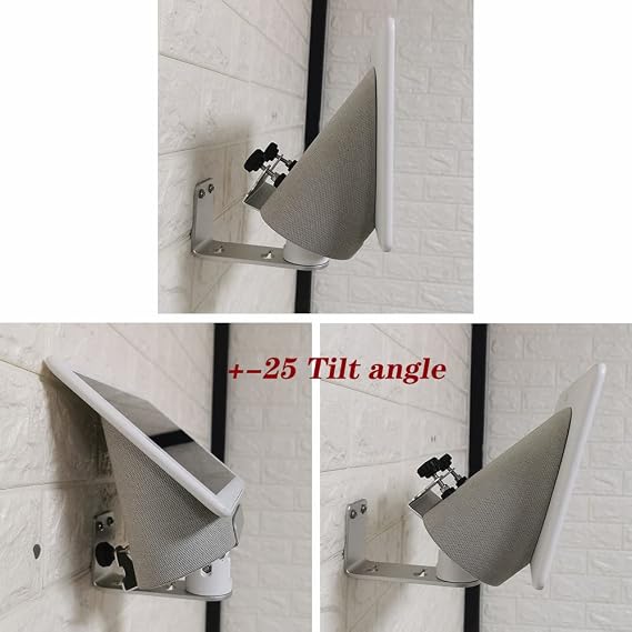 ATOPCAENRT Wall Mount for Google Nest Hub Max, Wall Mount Bracket, Space-Saving Design for Home, Office, Kitchen, Bedroom, Compatible with Google Nest Hub Max 10 Display, Adjustable Viewing Angles