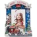 5" x 7" Light Up Merry Christmas Train Resin Picture Frame