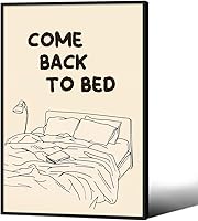 Vista 24 de Arte de pared con texto en inglés "Dime Cuándo" con texto en inglés "Dime Cuándo", impresiones en lienzo de mediados de siglo, decoración de pared