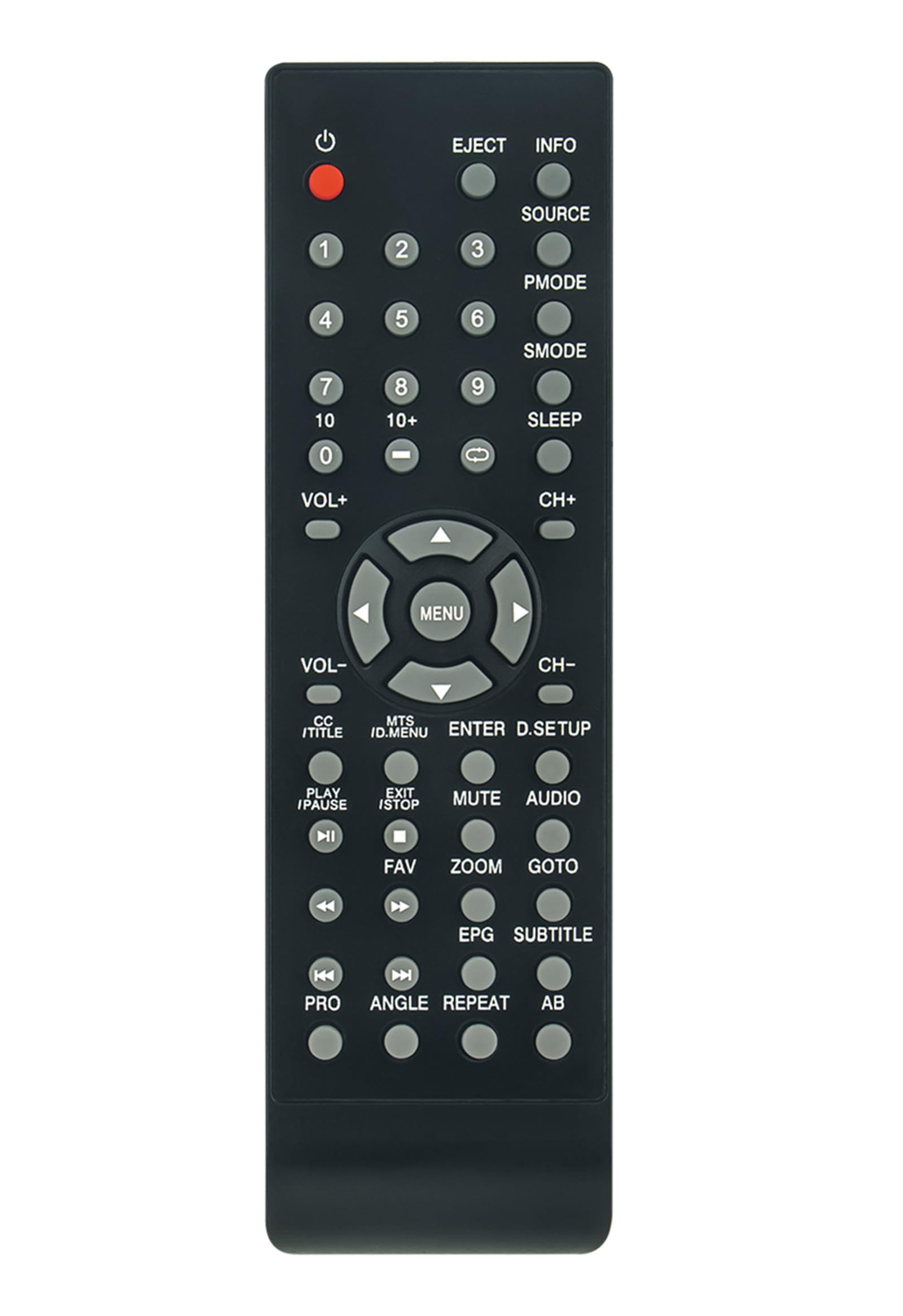 AULCMEETReplace Remote Control Compatible with PROSCAN LCD TV PLCDV3213A PLDVD3213A PLDV321300 (Only Works for The Model in The List)