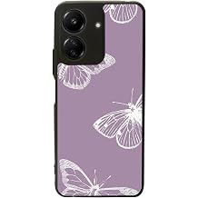 Xiaomi Redmi 13C Uyumlu K l f, Mat Siyah, Yumu ak Silikon, Kelebek Desenli,  ok Emici