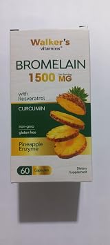 Walker's Vitamins Food Containing Bromelain, Chrome, Alpha Lipoic Acid, Green Tea, Berberine
