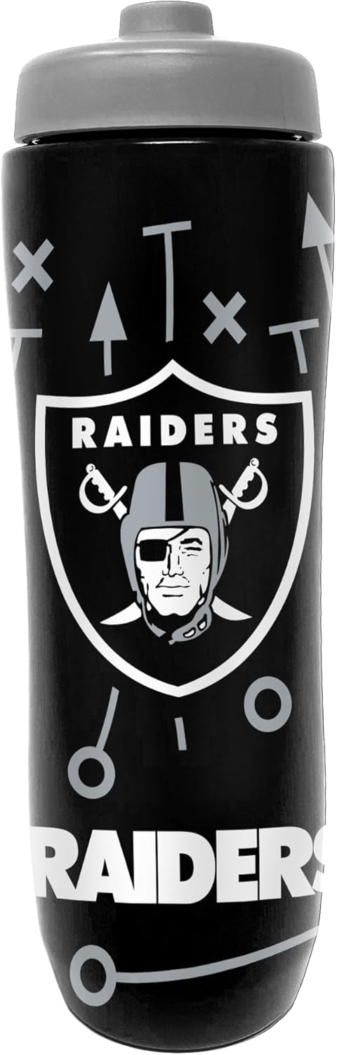 NFL Las Vegas Raiders Squeezy Water Bottle