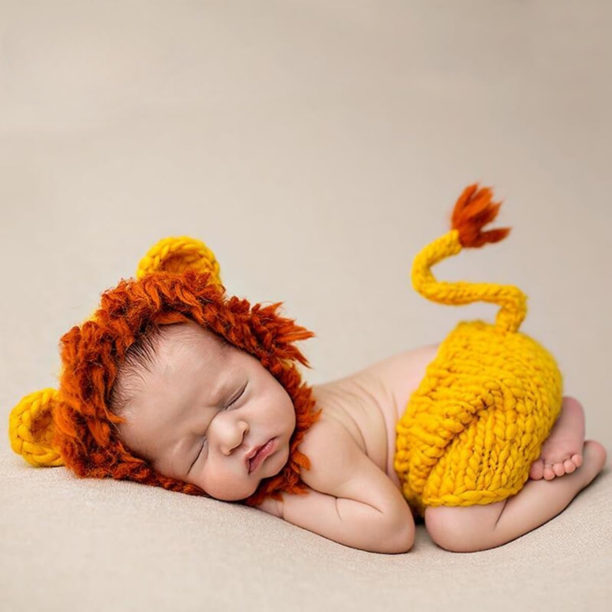 Halloween Newborn Baby Photography Props,Boy Girls Photo Shoot Outfits Crochet Knitted Cute Bee Sets Xmas Costume