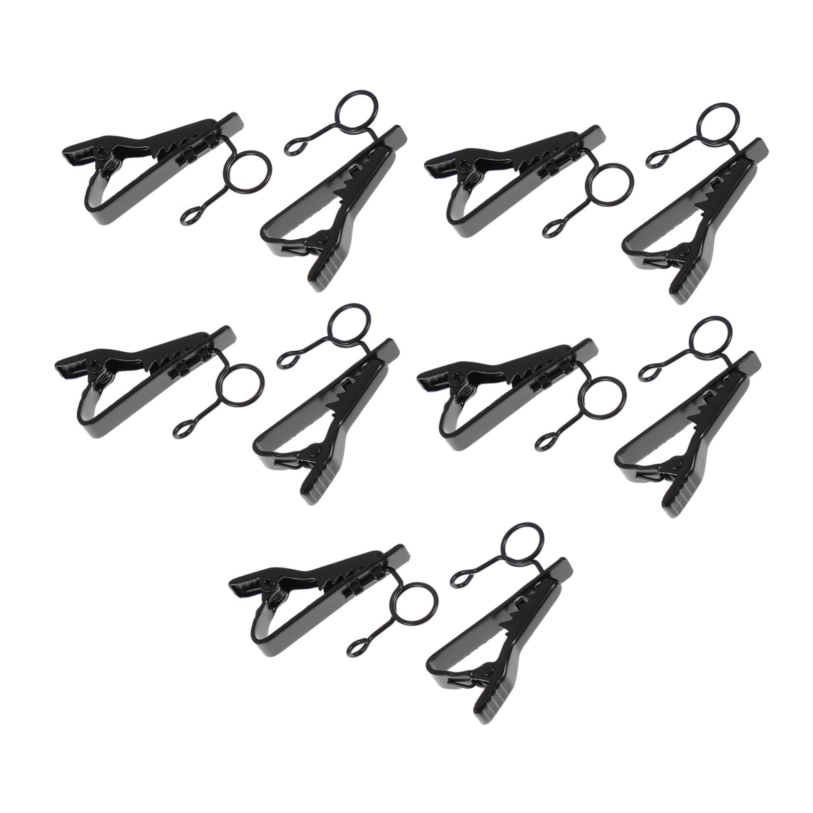 FUNOMOCYA 10Pcs Iron Microphone Clips for Lavalier Microphones Durable and Easy to Attach to Clothing for Conferences Performances and Events Practical Fixing Clips for Secure Use