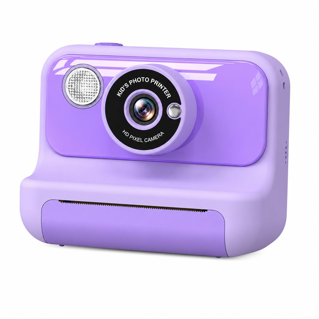 Kids Camera Instant Print, Christmas Birthday Gifts for Kids Age 3-8, Child Digital Camera with 1080P Videos, Toddler Portable Travel Toy for 3 4 5 6 7 8 Year Old Boys Girls-Purple