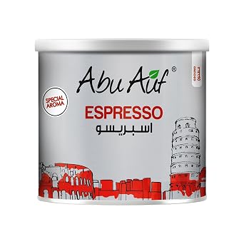 Abu Auf Ground Espresso Coffee Barista, 100% Arabica, 250 gm
