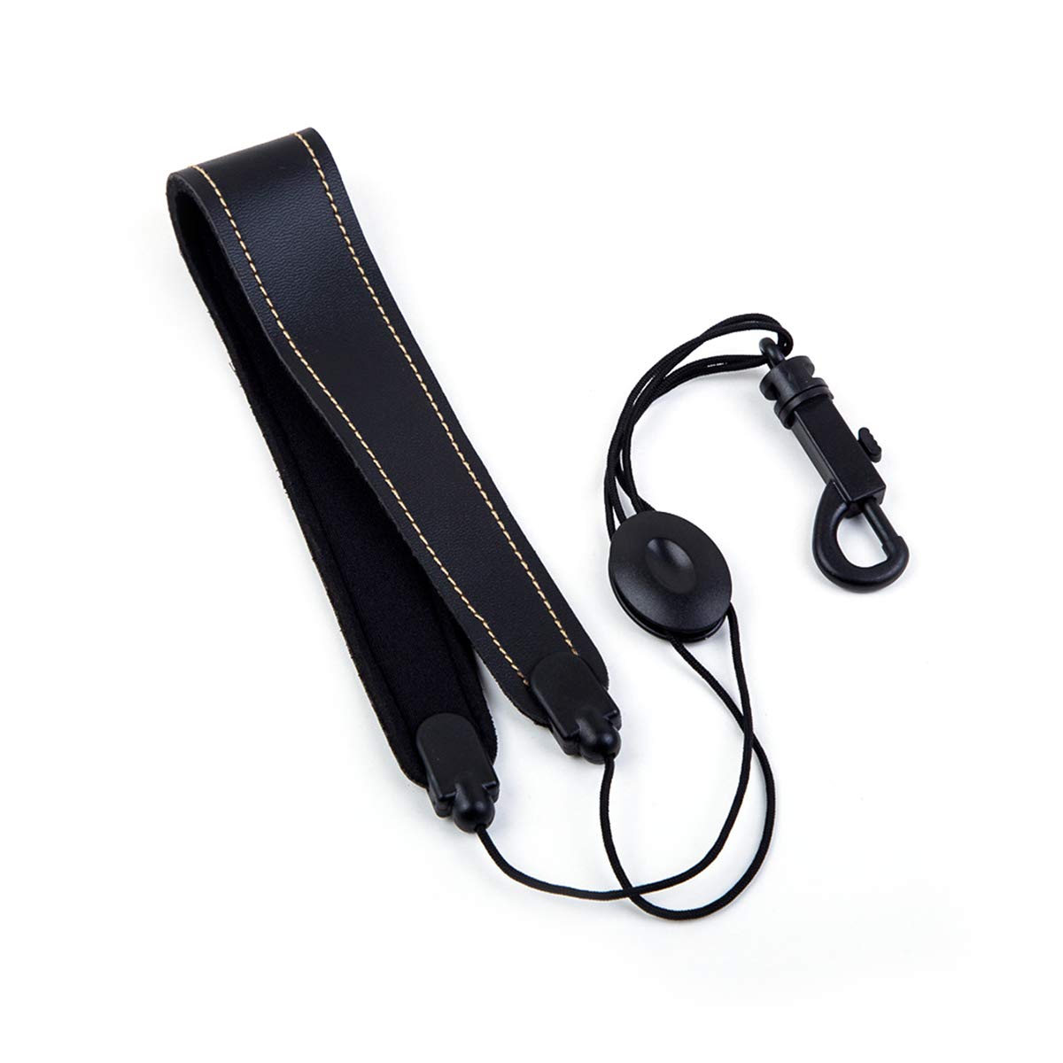 Healifty Saxophone Neck Adjustable Strap Leather Sax Strap for Tenor