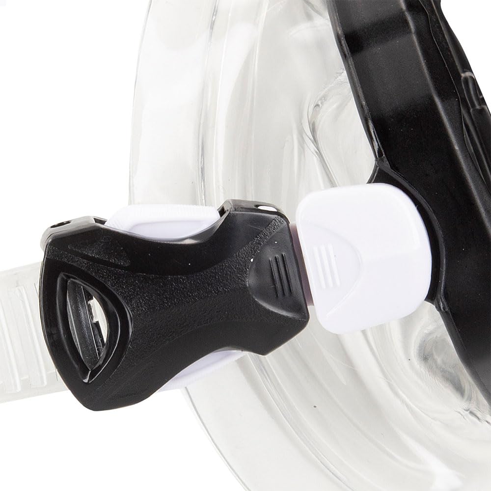 AKTIVE Colorbaby Aqua Sport Adulte, Palmes et Masque de Plongée, Tailles 42,5-47, Masque Antibuée, Valve de Vidange et d'Échappement, sans Latex, Oculaires en Polycarbonate, Anti-Chute