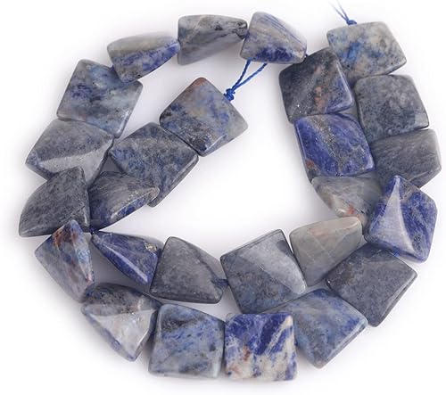 Miniatura 7 de GEM-Inside - Cuentas semipreciosas de ágata de encaje loco amarillo natural de 0.61 pulgadas (0.630in) para hacer joyas, 15 pulgadas