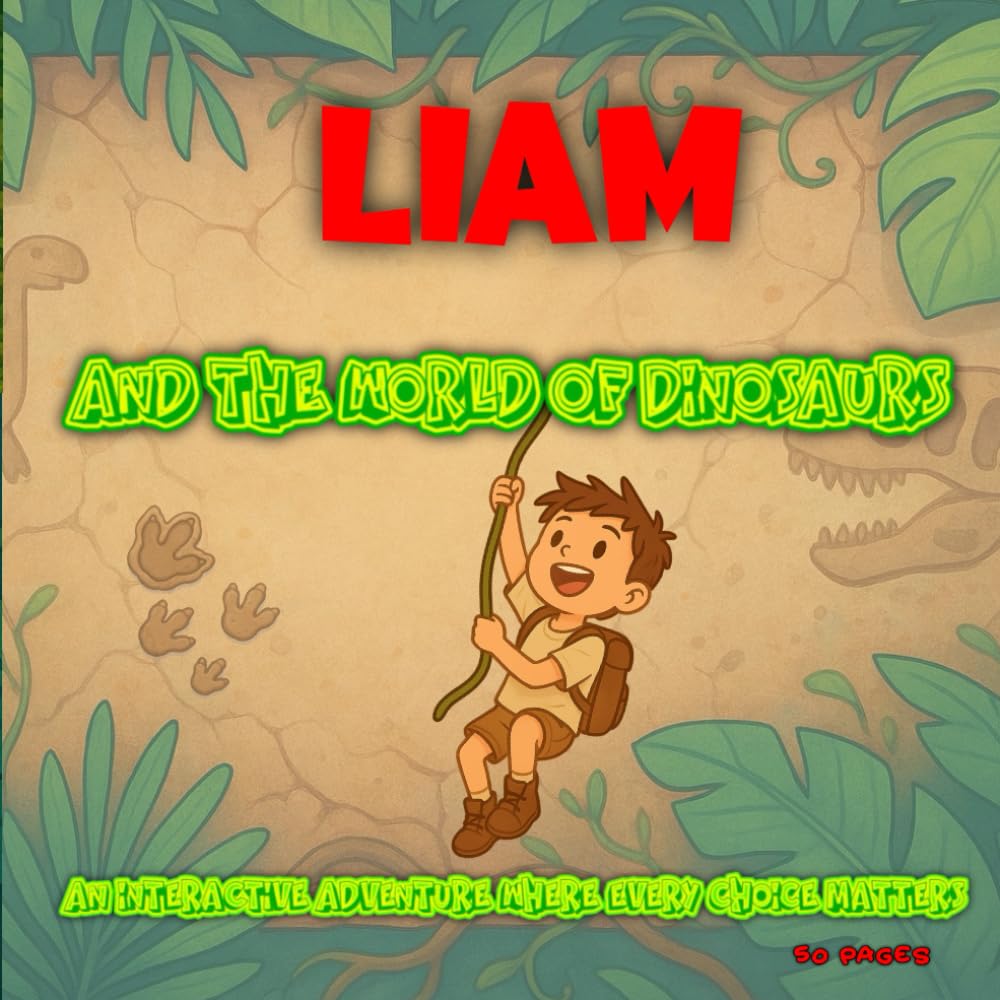 Liam and the World of Dinosaurs: The Adventure Where You’re the Hero Begins Again