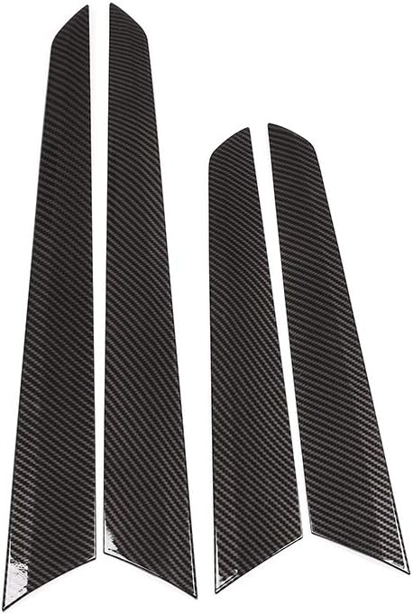 ABS Car Interior Door Decoration Panel Cover Trim for Mercedes Benz C Class W204 2008-2014 Auto Accessorie (Carbon Fiber)