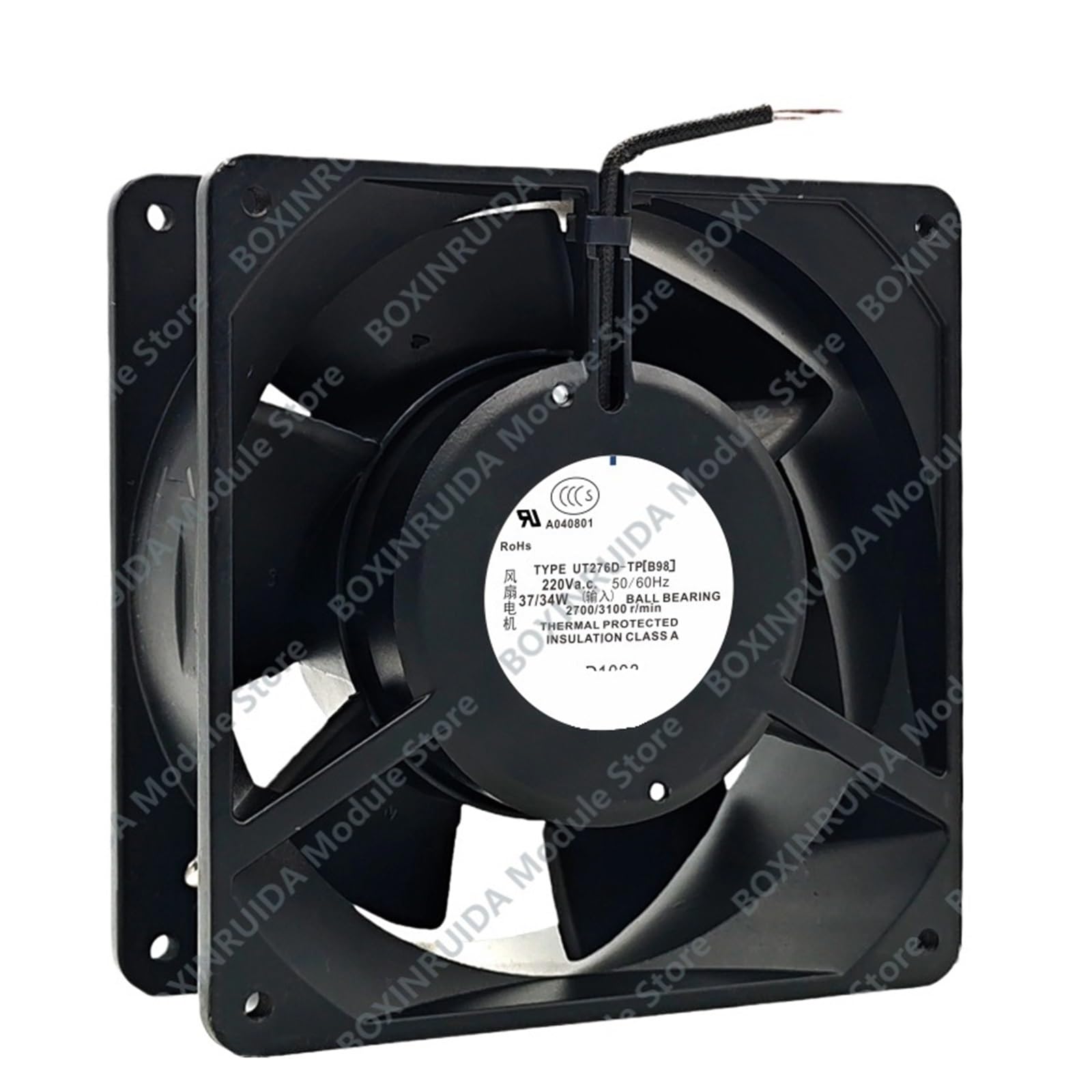 JJKKOZVQF UT276D-TP server cabinet cooling fan 220VAC 50/60Hz 35/33W