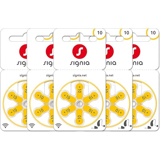 Signia Hearing Aid Batteries- Size 10- Pack of 30 Batteries- Hear.com
