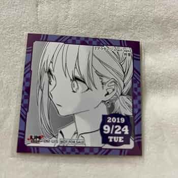 ジャンプショップ365日ステッカー　アニメ風イラストカード 2018年4月19日 ジャンプショップ365日ステッカー アニメ風イラストカード 2018