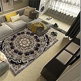 RUGMRZ Alfombra Gamer Suelo Sala de Salones Alfombra terraza Negro Alfombra Silla Oficina Alfombra Exterior comedores Modernos Baratos dormitorios alfombras200x250CM