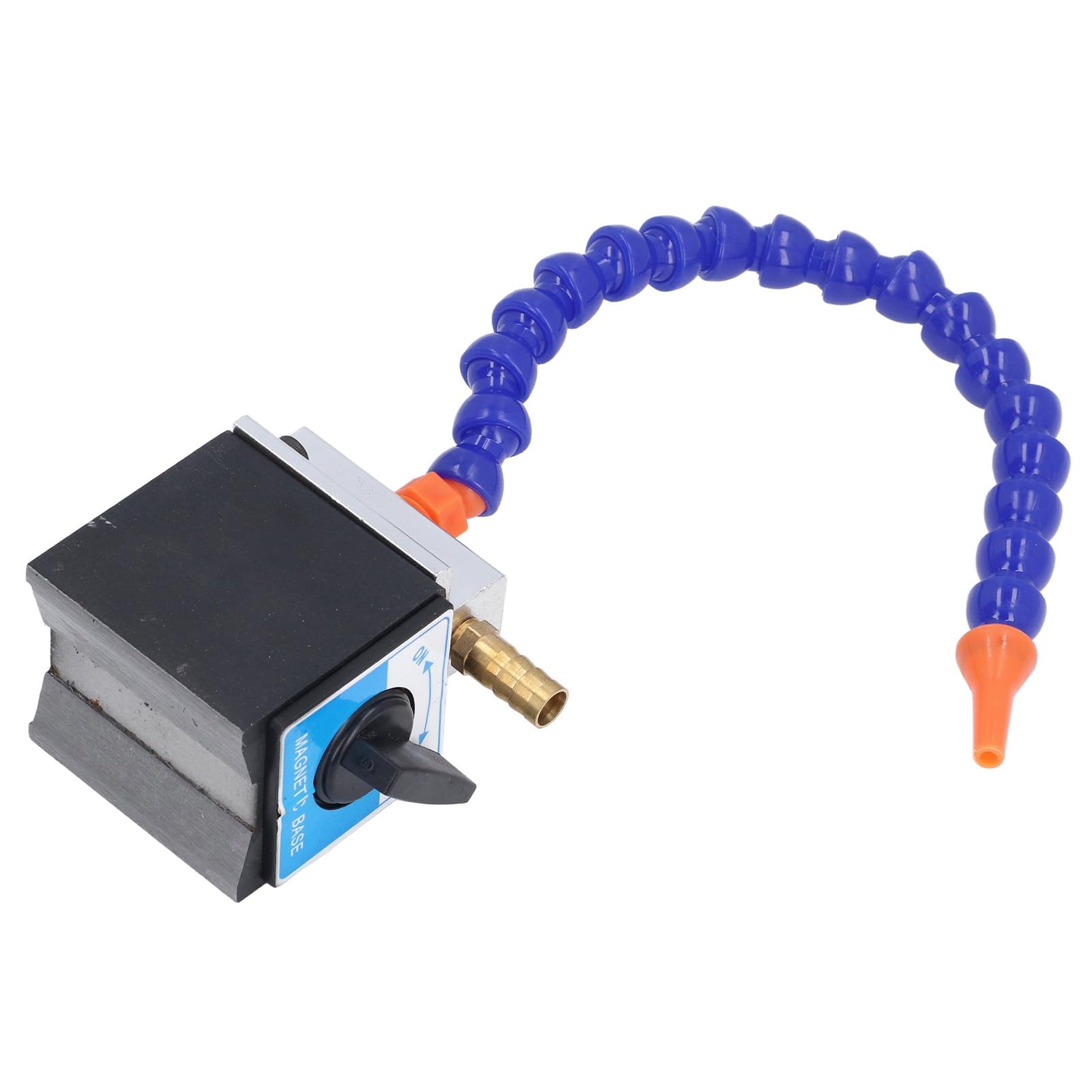 Luocute Węże Chłodziwa z podstawą magnetyczną, 1/4in Wlot 1/2in Wylot, | Magnetic Base Holder, Oil Coolant Pipe, Heat Resistant Magnet, Machine Processing Workpiece Measurement Equipment