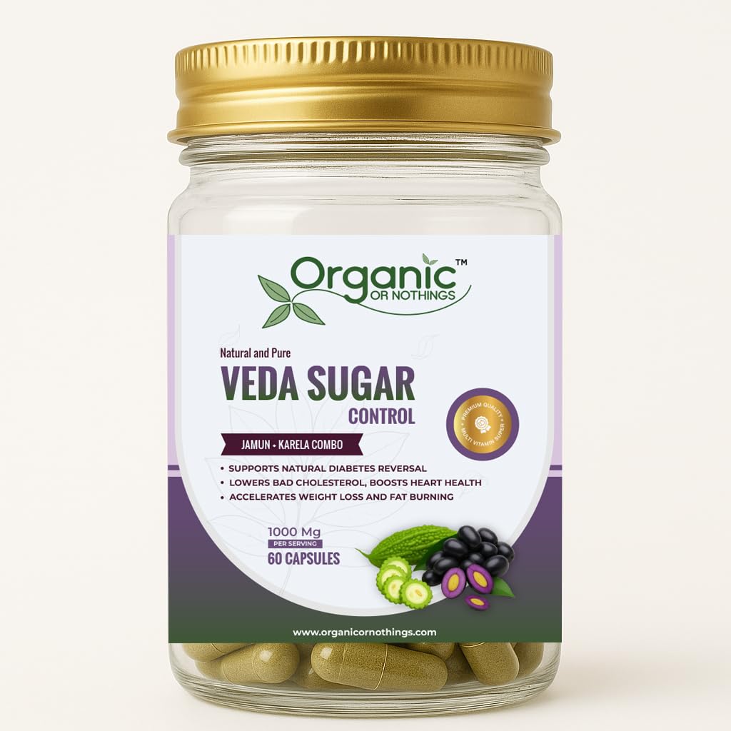 Jamun + Karela Capsules – Blood Sugar & Metabolism Support (60 tablets, 1000mg)