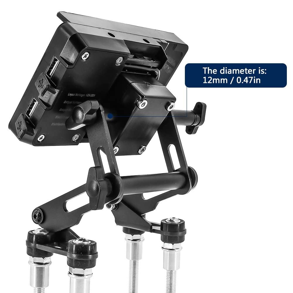 Support GPS Et Téléphone Pour Moto BMW R1200RS (2014-2018) - Fixation Solide Anti-vibrations - Installation Facile